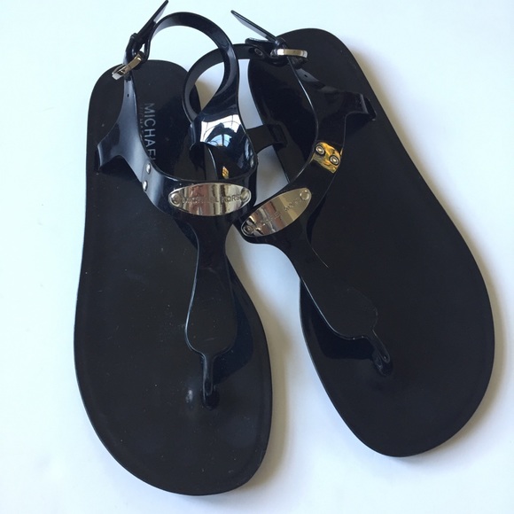 michael kors rubber sandals